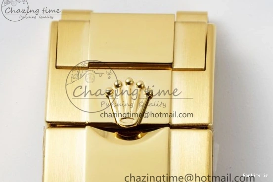 1222 OnTrend Daytona 116518 BTF 1:1 Best Edition YG Black Dial on Oysterflex Rubber Strap SA4130 V 2260